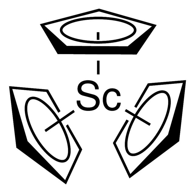 Tris(cyclopentadienyl)scandium(III) Chemical Structure
